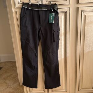 Kids’ Large Fleece-lined, Waterproof Hiking Pants NWT